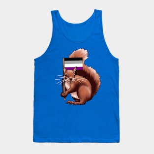 Squirrel with an Ace Flag Tank Top